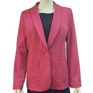 New Directions 12 Classic Fuchsia Jacket with Striped Lining